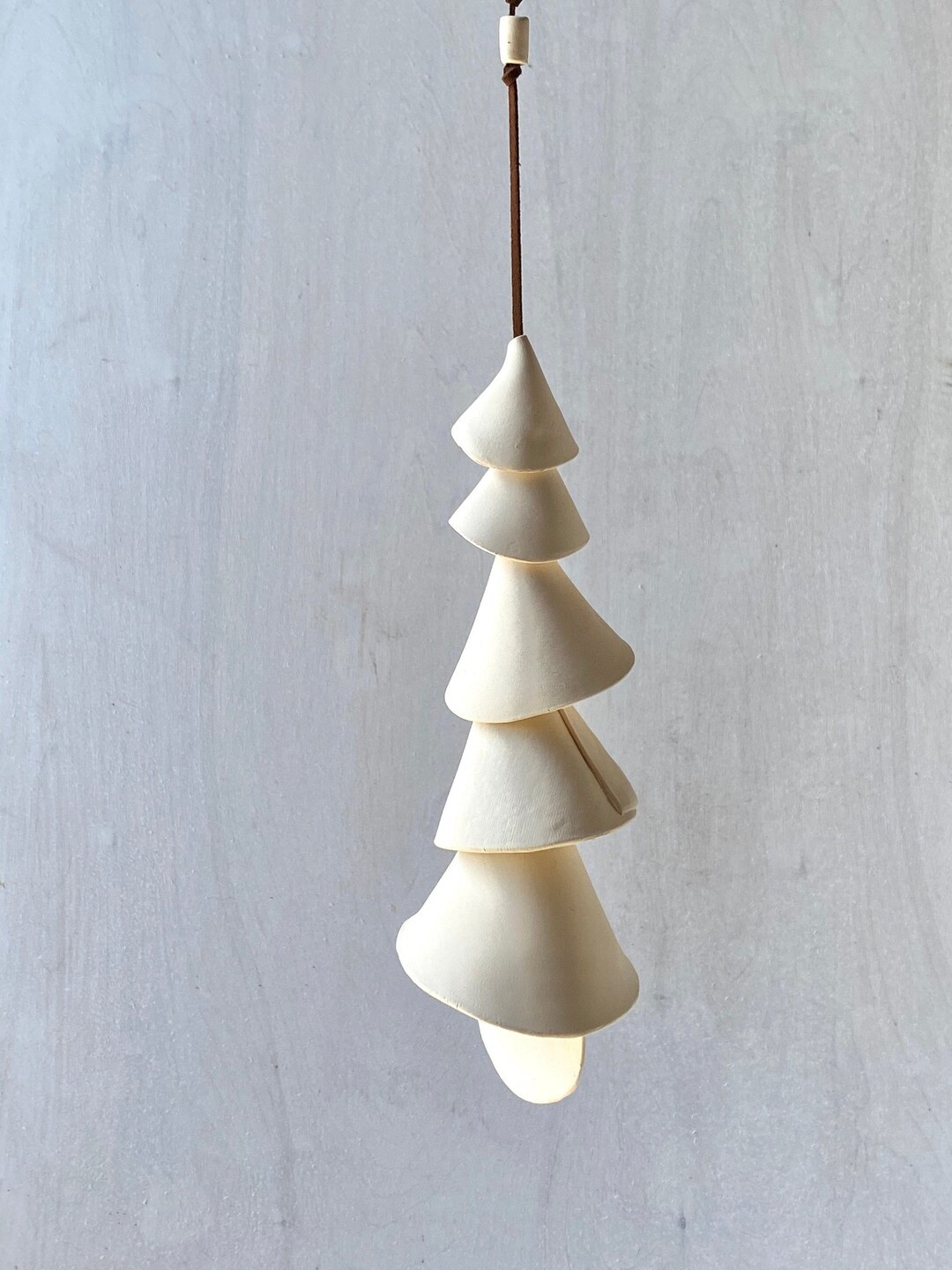 5 tier - One white clay- Ceramic wind chime -wind chime-patio- wedding gift- wabi sabi- bell- gif... | Etsy (US)