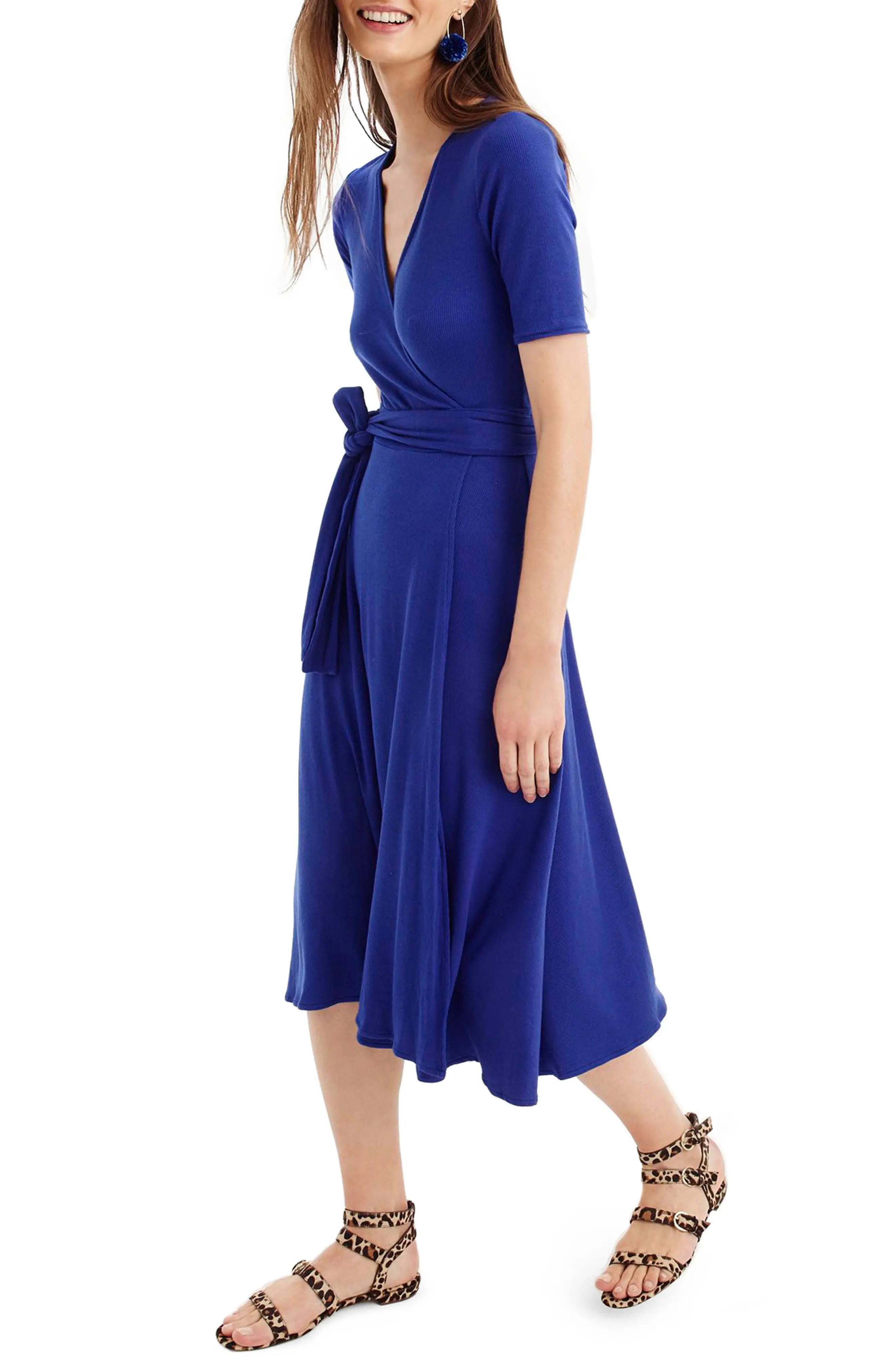 J.Crew Knit Wrap Dress | Nordstrom
