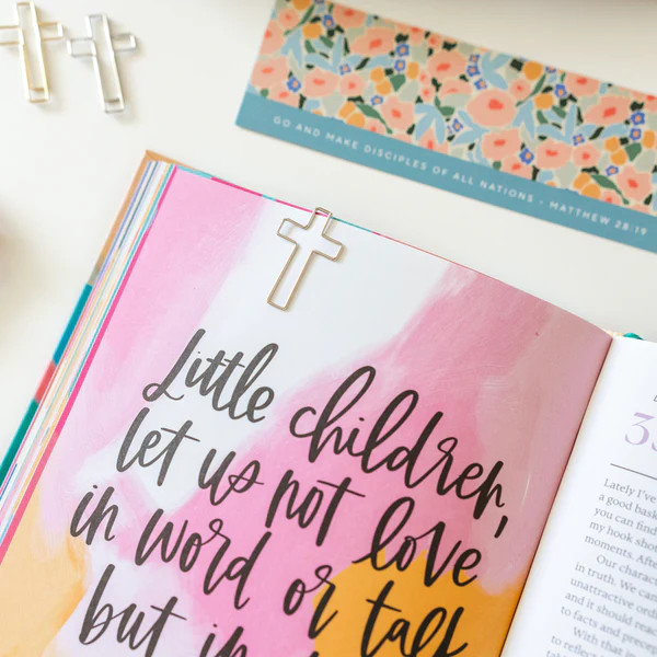 Bookmark + Cross Paper Clips | Ryan & Rose