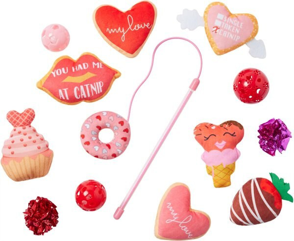 Frisco Valentine Variety Pack Cat Toy with Catnip, 13 count | Chewy.com