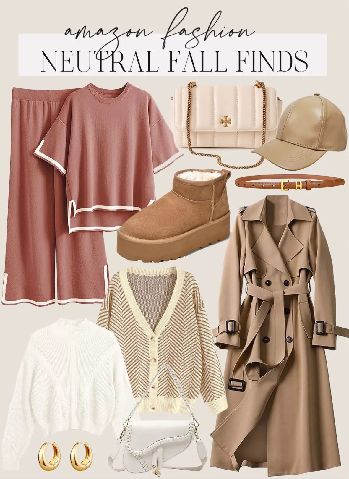 Neutral Fall Fashion Finds from