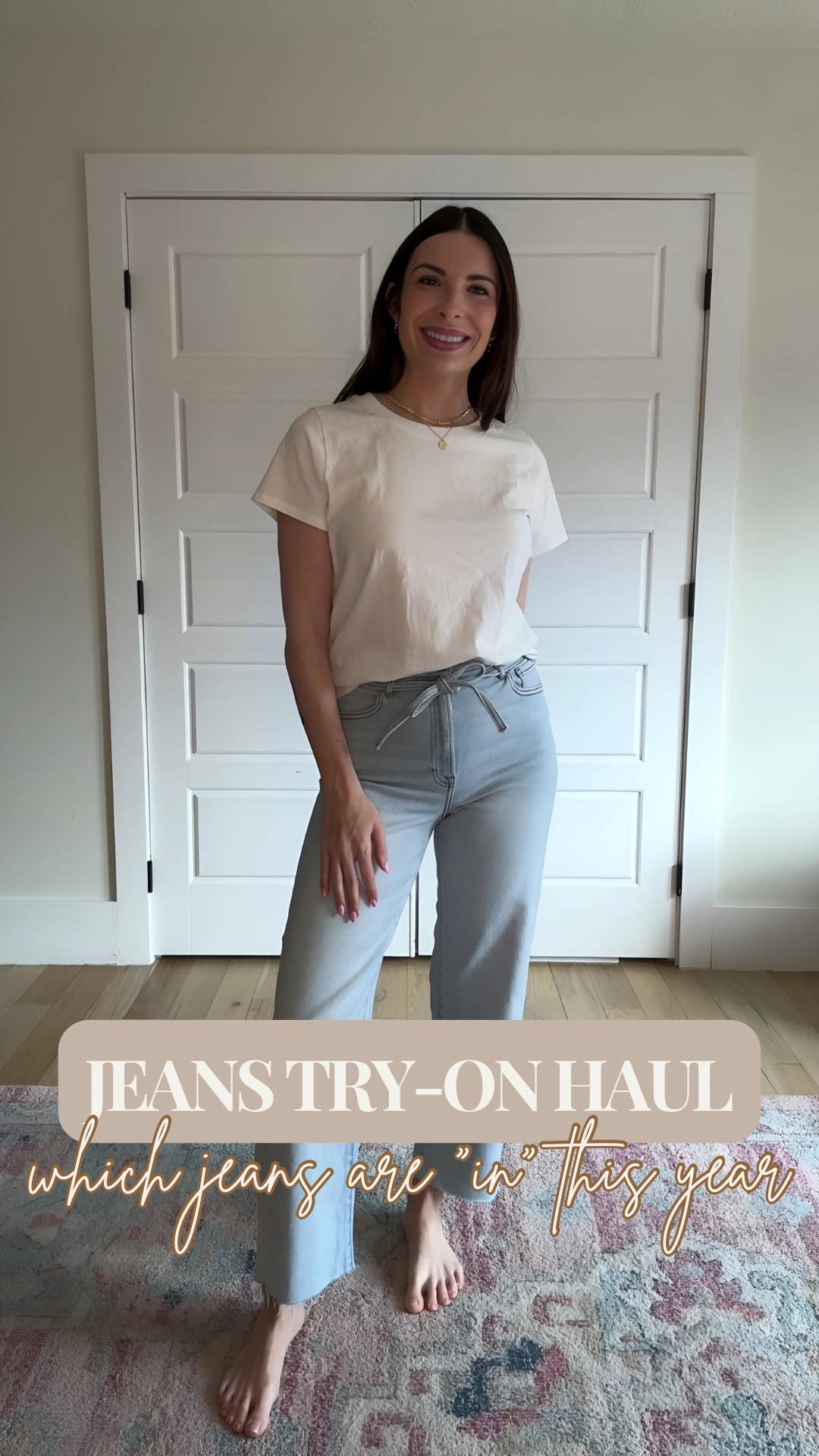 Wearing size 27 in the blue jeans and 28 in the black dad jeans! 

When shopping at vicicollection.com use code CHELSIE30 for 30% off! 

I’m 5’7” 130 lbs for reference 

jeans try on haul, mom jeans, love finding jeans that are flattering on my new mom body, 5 months postpartum, straight leg jeans, wide legs jeans, dad jeans, VICI discount code, VICI partner

#LTKFindsUnder100 #LTKStyleTip #LTKWatchNow
