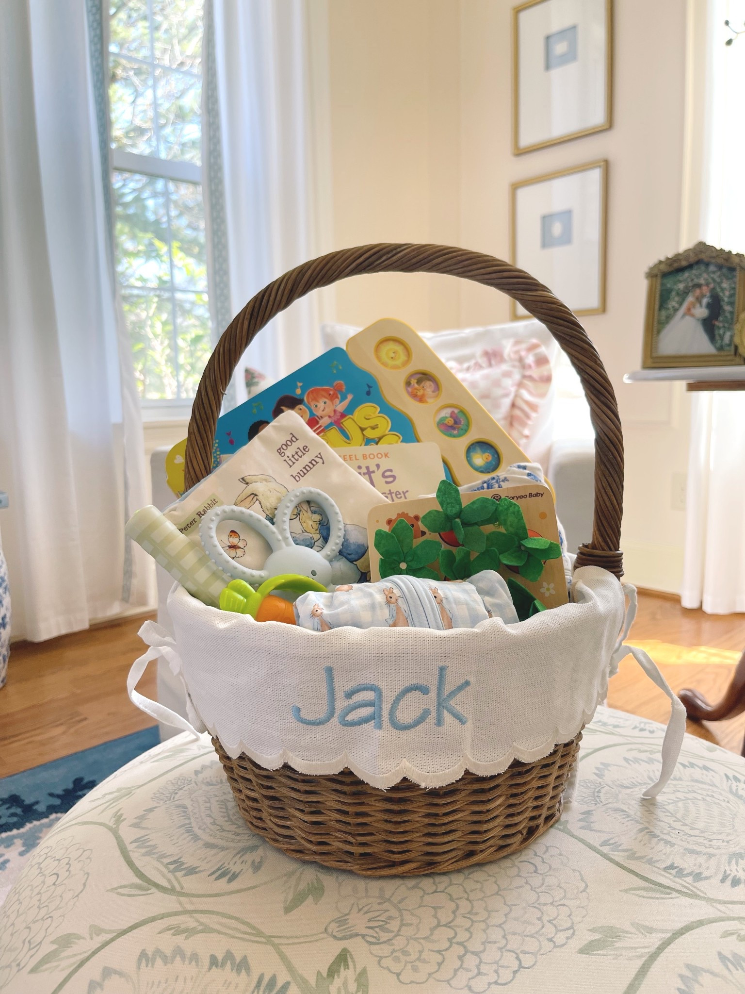 Babies first Easter basket 🤭🩵🧺🐥🐇

#LTKBaby