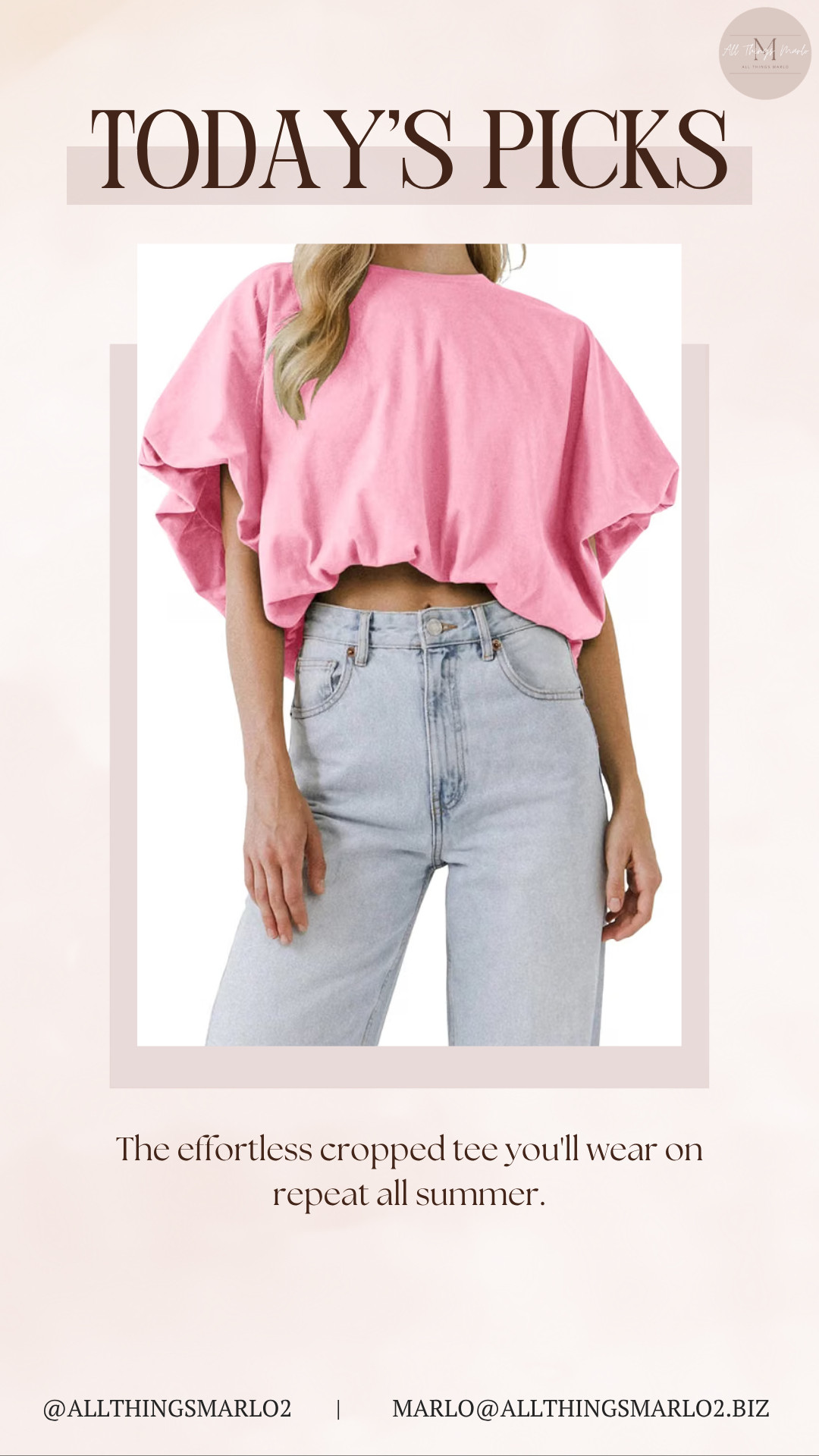 The effortless cropped tee you'll wear on repeat all summer. 

 #LTKSeasonal #LTKWorkwear #LTKTravel
