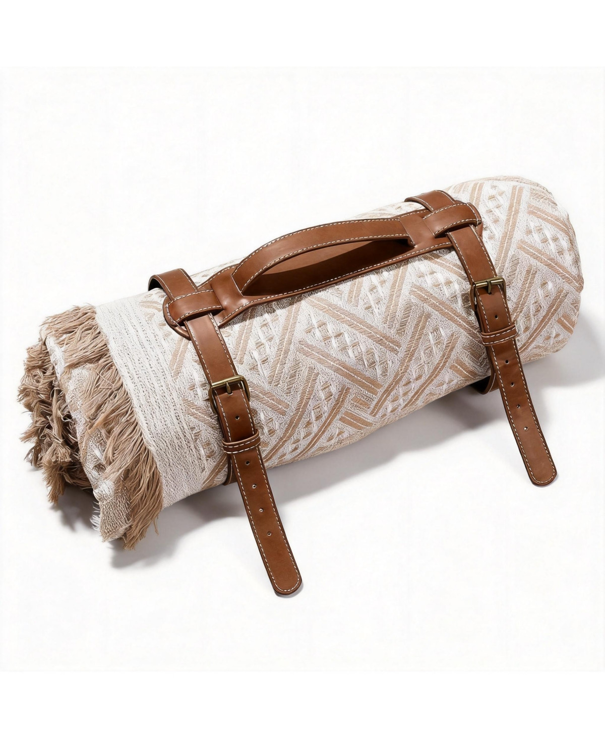 Aofar 71x71 Waterproof Picnic Blanket Outdoor Beach Mat - Khaki | Macy's