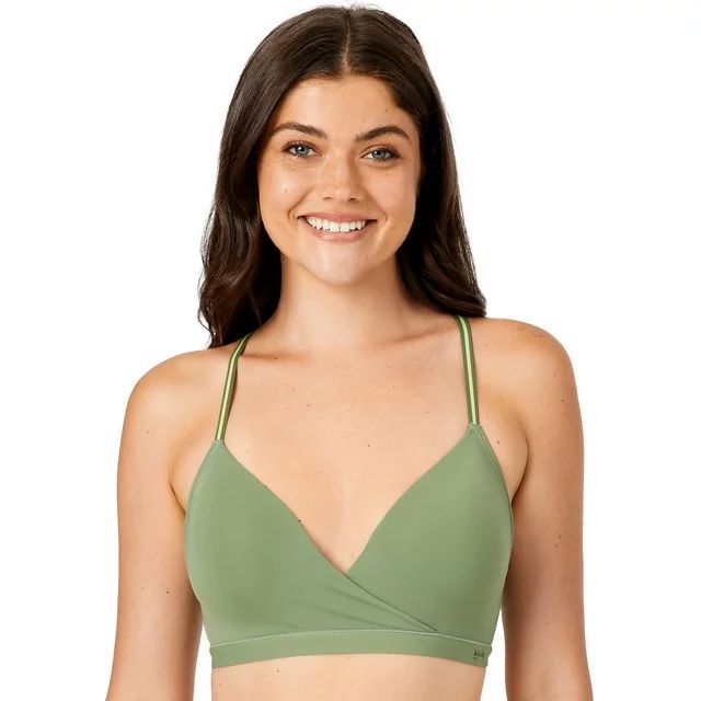 Kindly Yours Women's So Comfy Lightly Lined Micro Wire-Free Bra, Sizes S to 3XL | Walmart (US)