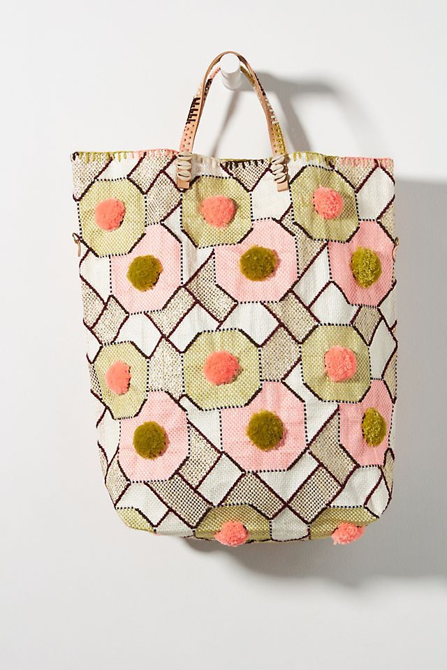 En Shalla Pom Tote Bag | Anthropologie (US)