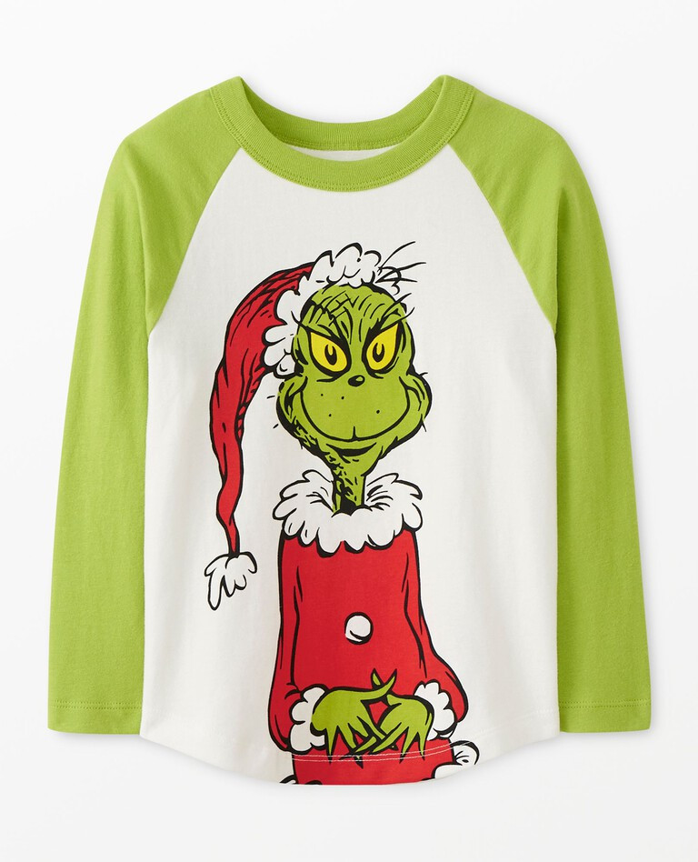 Dr. Seuss Grinch Baseball Tee | Hanna Andersson