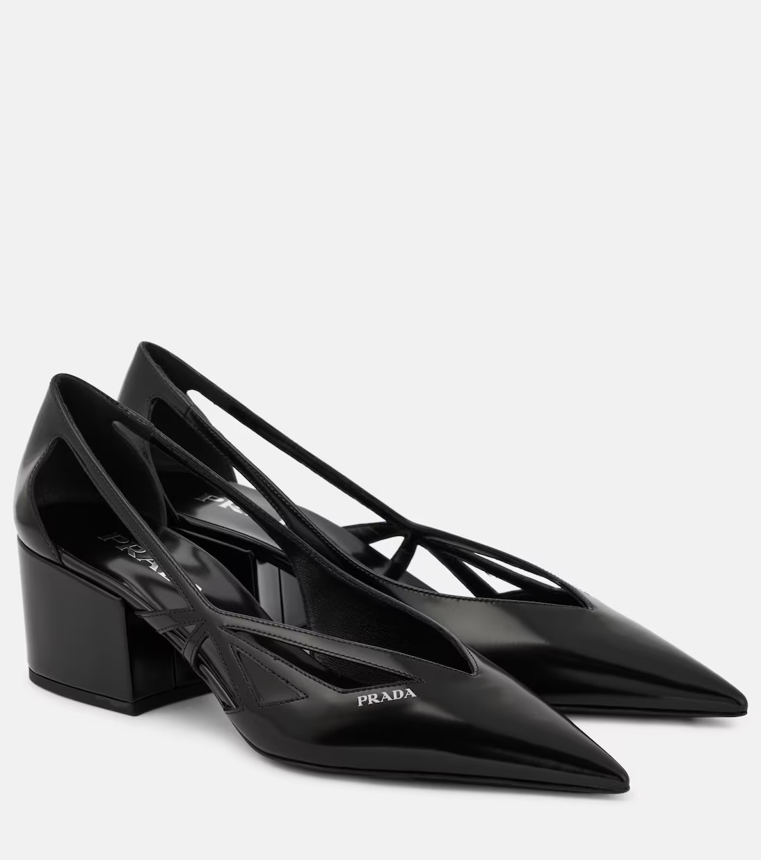 Pumps 55 in pelle con cut-out | Mytheresa (IT)