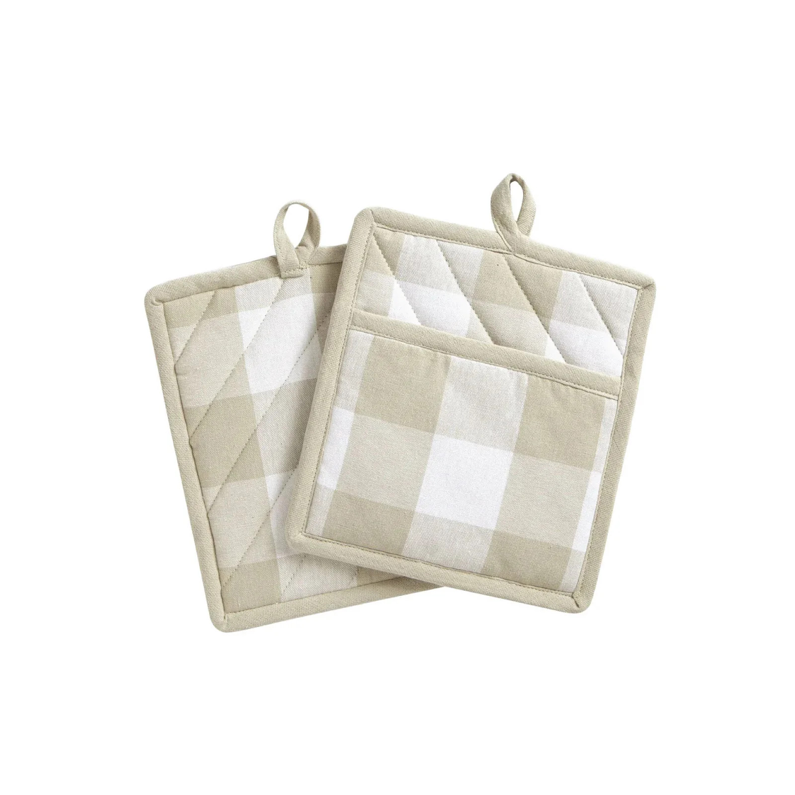 Gingham Check Pot Holder Set | Brooke & Lou | Brooke and Lou
