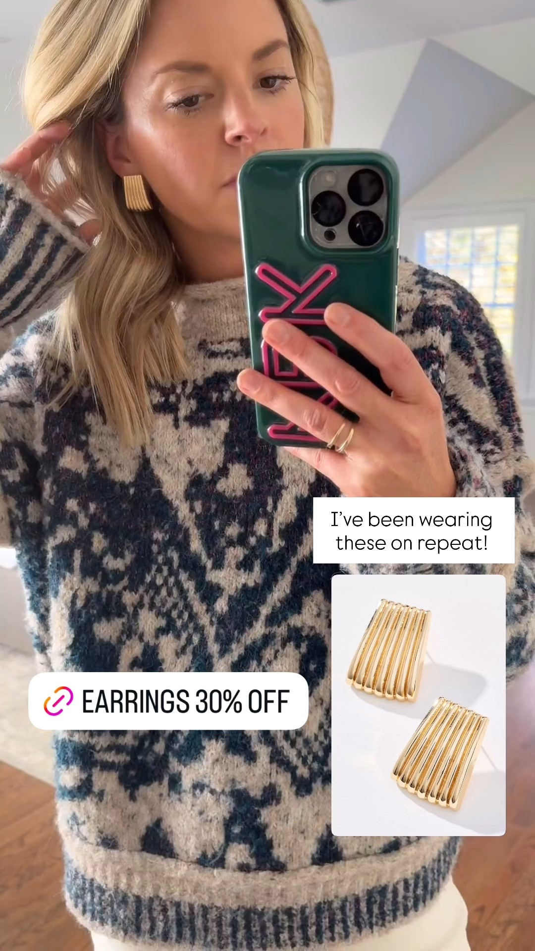 My earrings are 30% off 
*small tops & dress 
*26 bottoms 

#LTKFindsUnder50 #LTKSaleAlert