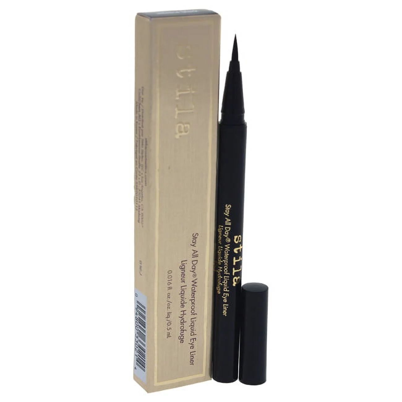 Stila Stay All Day Waterproof Liquid Eyeliner, Intense Black, 0.02 Oz | Walmart (US)