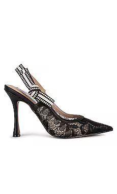 Steve Madden Bri Pump in Black Lace from Revolve.com | Revolve Clothing (Global)