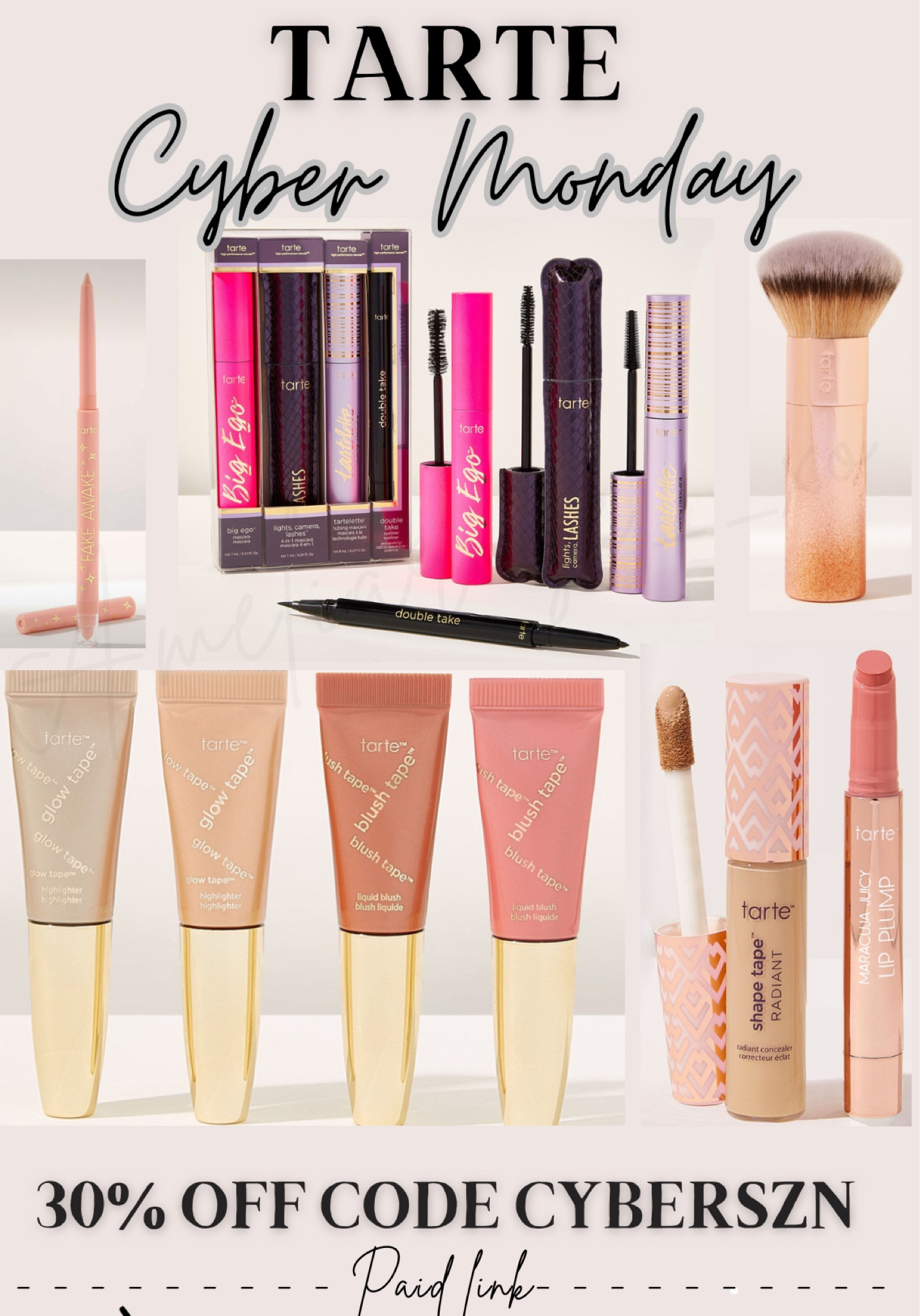 30% off at Tarte with code CYBERSZN site wide!! Great gift idea or stocking stuffer!

#LTKCyberWeek #LTKGiftGuide #LTKbeauty