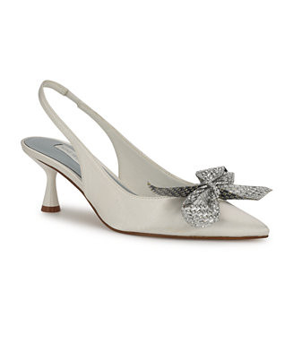 Women's Rills Bridal Pointy Toe Dress Slingback Pumps | Macy's