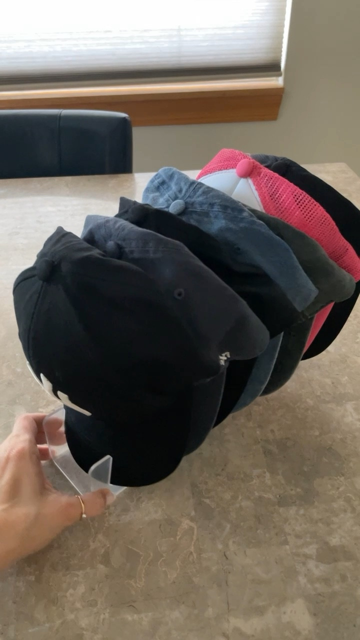 If you’re like me and have a ton of hats, just laying around or no storage space for them, this hat organizer comes in super handy! It comes in a pack of two and each set can hold up to seven hats. I love how it prevents them from being smooshed or deforming! 💕🧢Additionally, it comes with adhesive hooks so that if you don’t necessarily have shelf space, you can stick the hooks on the wall and hang your hats that way. This could make a really great gift idea for anyone you know who is a hat lover and is on sale right now for only $9💕🚨

Organization, hacks, Home hacks, gift idea, hat must have

#LTKHome #LTKSaleAlert #LTKFindsUnder50