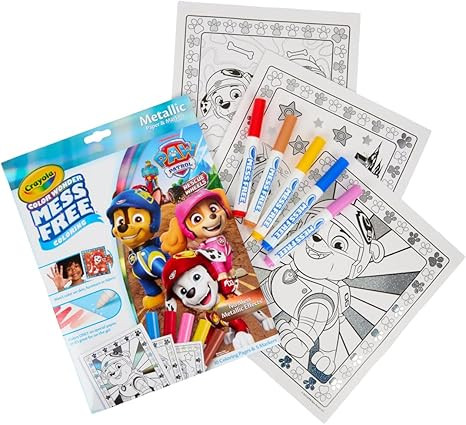 Crayola PAW Patrol Color Wonder Mess Free Coloring Set, Metallic Markers & Paper, PAW Patrol Toys... | Amazon (US)