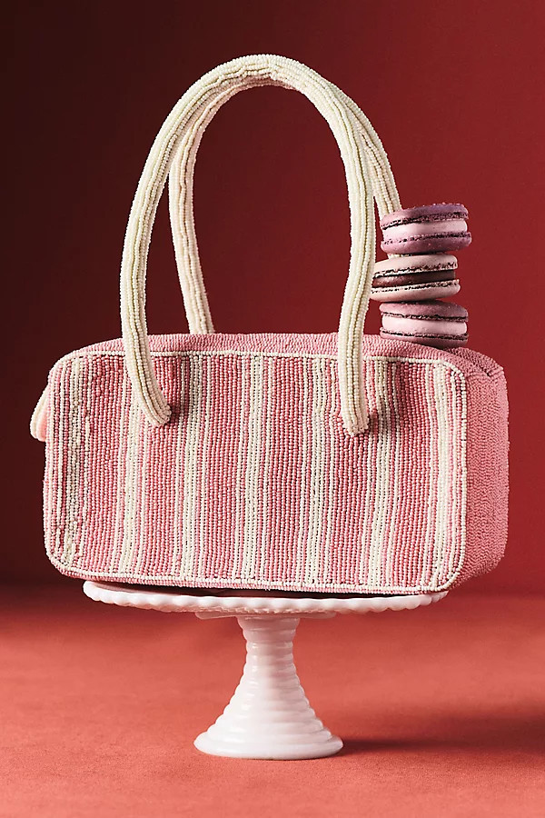 Beaded Box-Shaped Bag | Anthropologie (US)