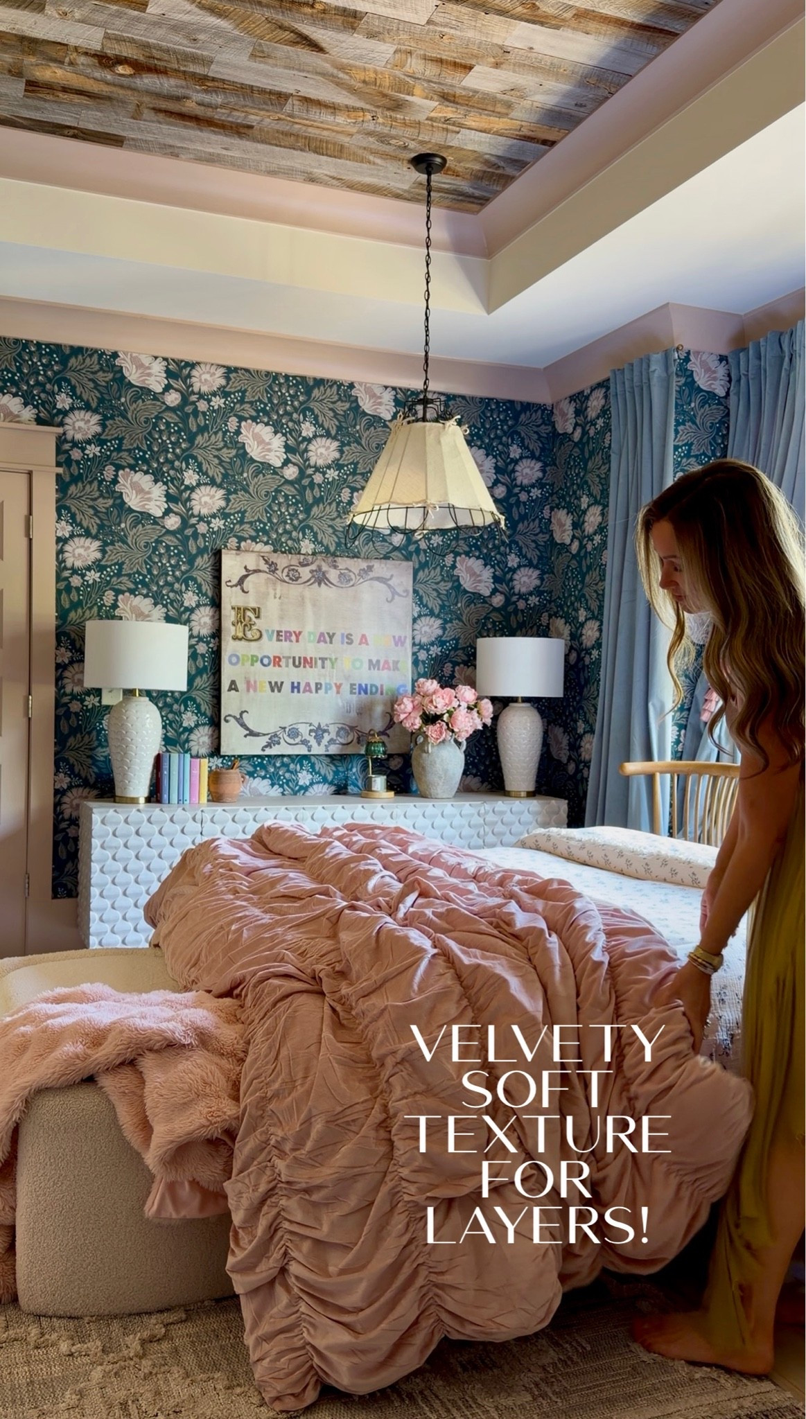 Bedding layers 🩷

#LTKdayinmylife #LTKOver40 #LTKHome
