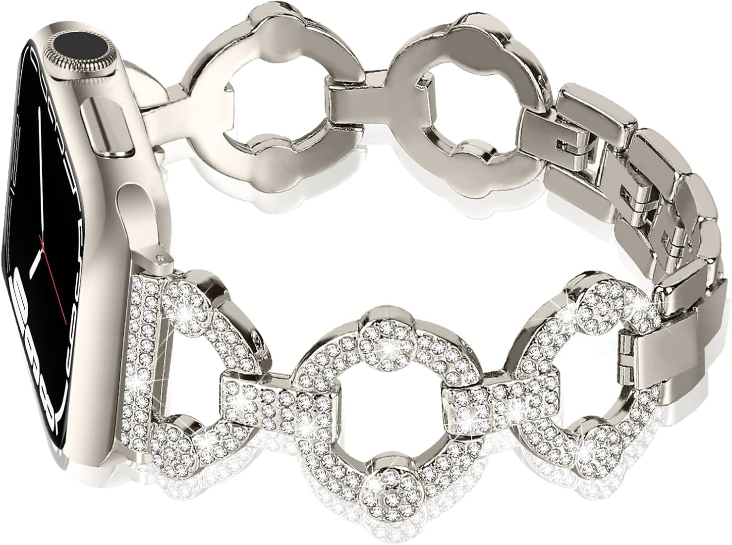 OULUCCI Bling Band Compatible with Apple Watch Band 38mm 40mm 41mm 49mm 45mm 44mm 42mm Women Iwat... | Amazon (US)