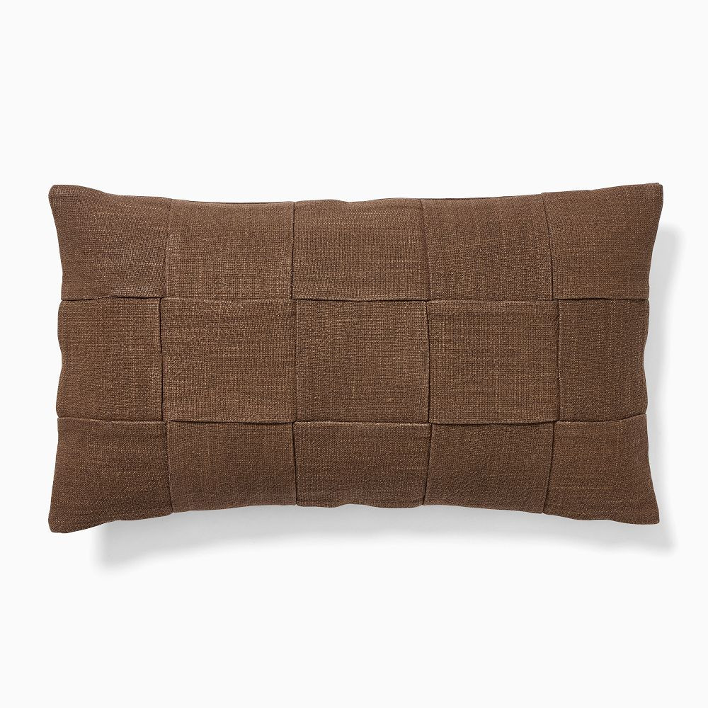 Washed Basketweave Pillow Cover | West Elm (US)