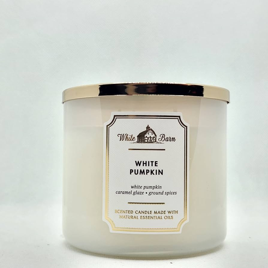 Bath & Body Works, White Barn 3-Wick Candle w/Essential Oils - 14.5 oz - New Core Scents! (White ... | Amazon (US)