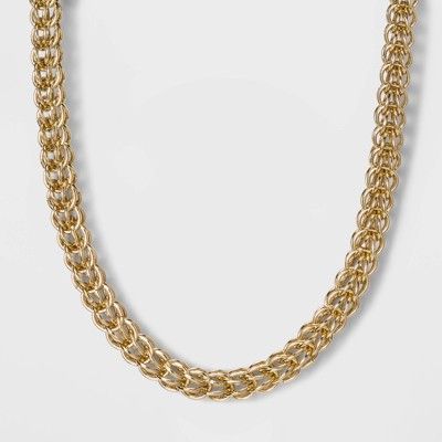 SUGARFIX by BaubleBar Chainlink Statement Necklace - Gold | Target