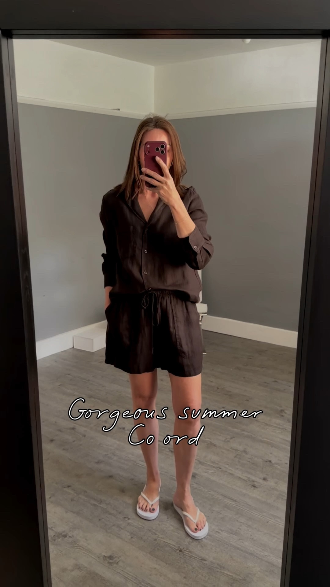 A summer Co ord in beautiful brown that works well together or separately for effortless options. Wear the shirt with jeans or linen, and the shirts with vests and tees.
I’m in a medium in both x

#LTKuk #LTKstyletip #LTKsummer