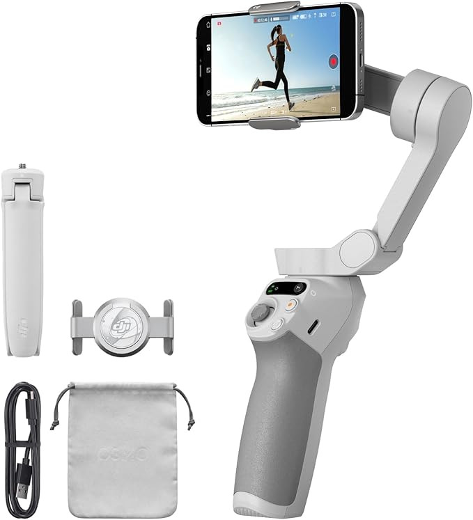 DJI Osmo Mobile SE, 3-Axis Phone Gimbal, Portable and Foldable, Gimbal Stabilizer for iphone, And... | Amazon (US)