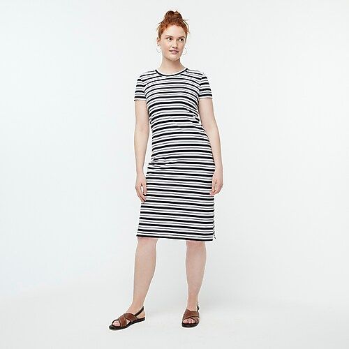 T-shirt dress in stripe | J.Crew US