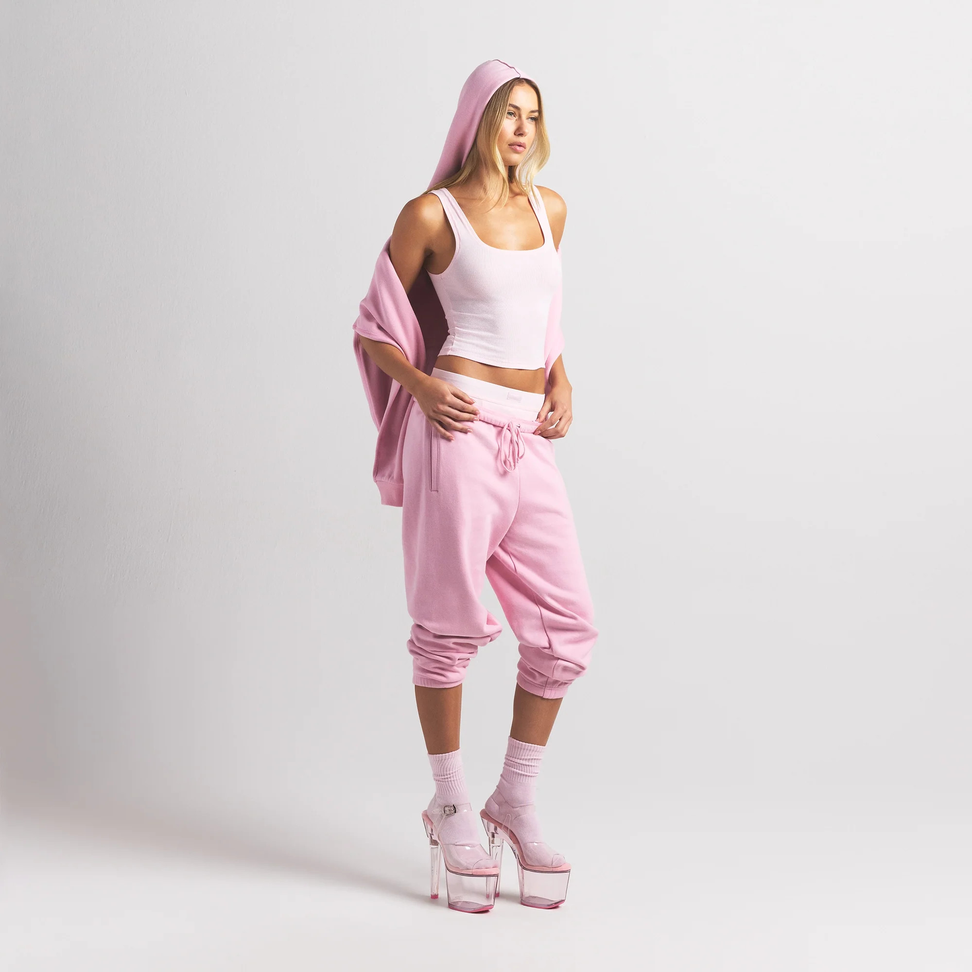 SKIMS Tank Top 3-Pack | Pink | 3XL | Cotton Rib | SKIMS (US)