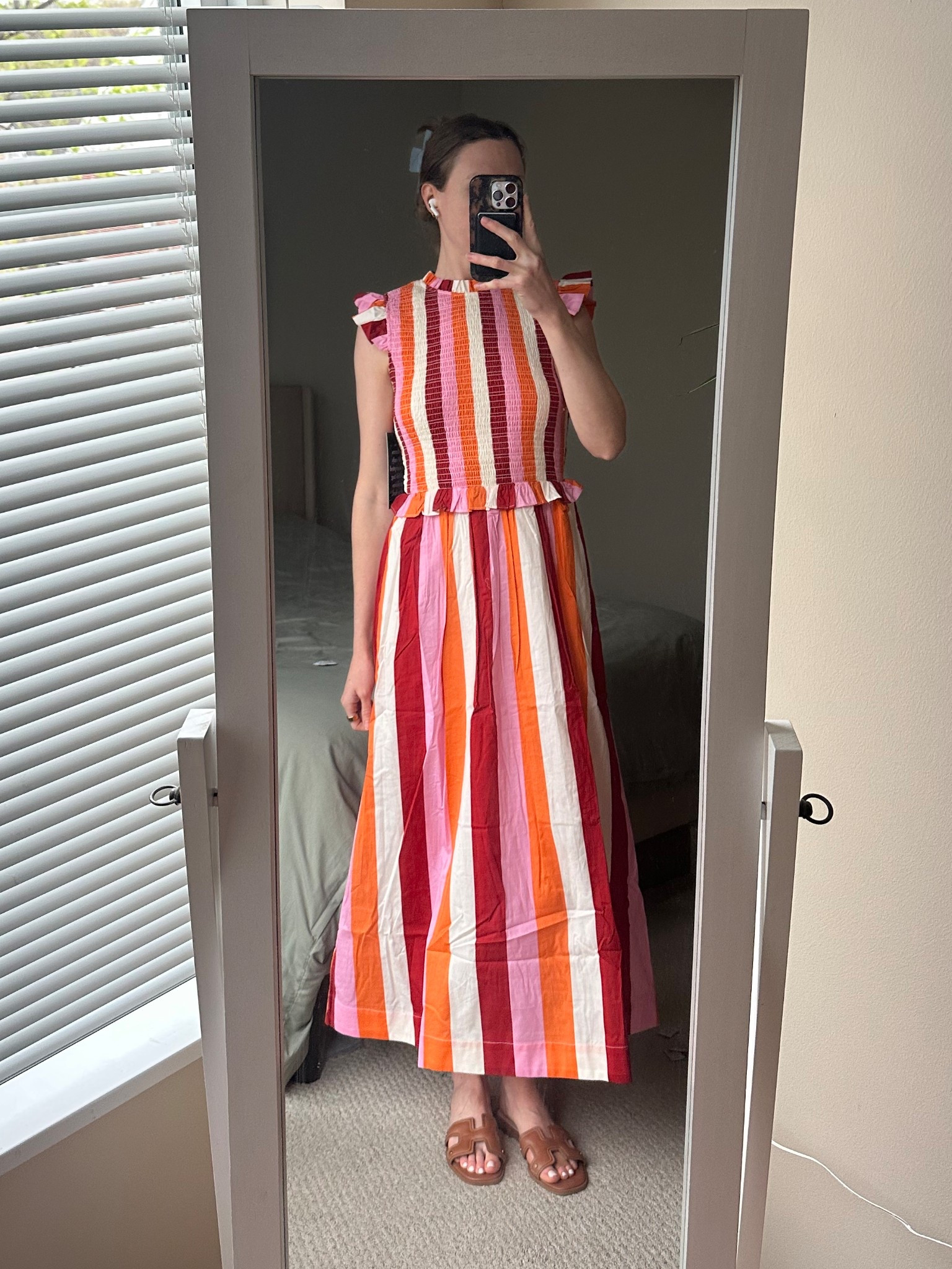 Orange, Pink & Crimson Stripe Smocked Sully Dress

Maybe even wearable to Virginia Tech games and TTS! 

#LTKSeasonal #LTKootd #LTKMothersDay