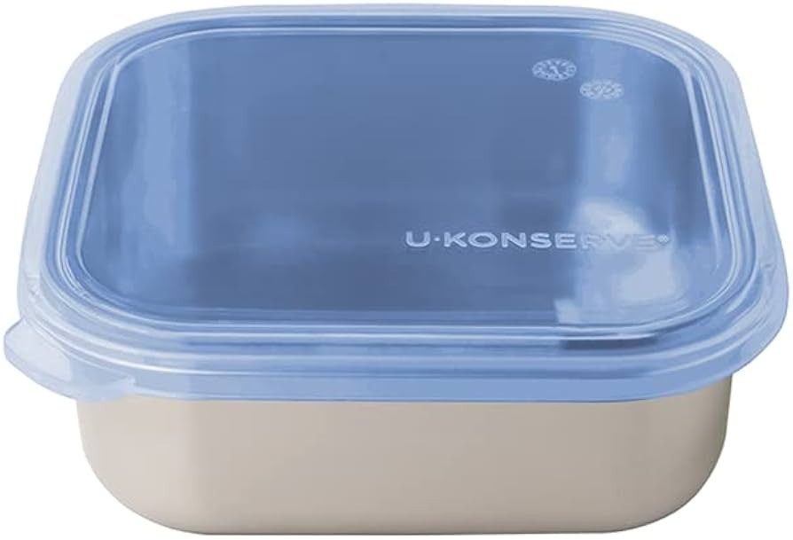 U Konserve Stainless Steel Food Storage Bento Box Container, Leak Proof Silicone Lid Dishwasher S... | Amazon (US)