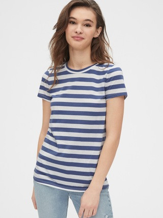 Vintage Wash Stripe Crewneck T-Shirt | Gap (US)