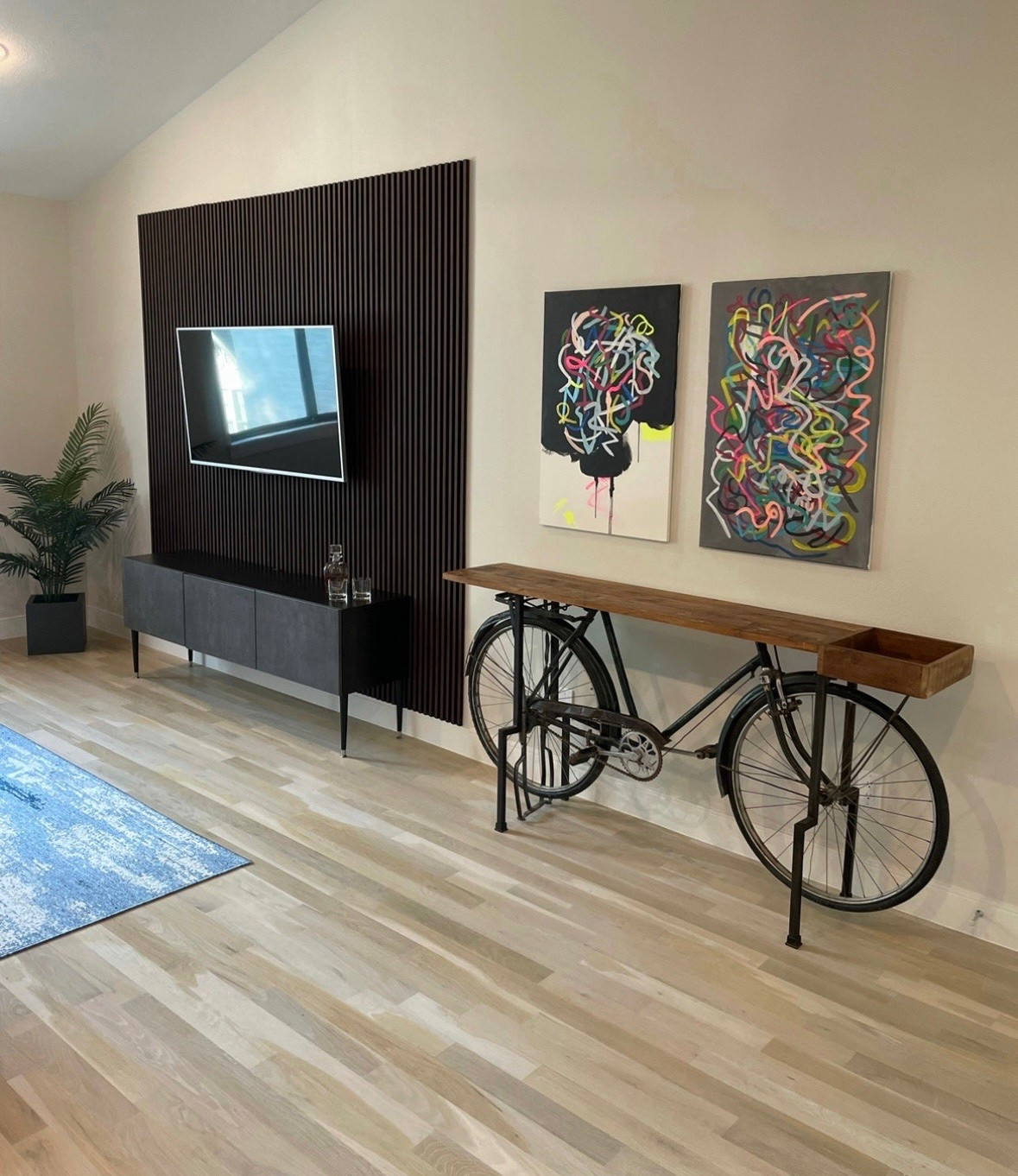 #ad Wayfair is my go to spot for home decor and furniture. It’s an amazing time to shop with limited time Hot Summer Sale deals you don’t what to miss! I found my husband's console table, rug, and panels all at @Wayfair and it has totally upgraded his space! #wayfair #wayfairpartner

#LTKHome