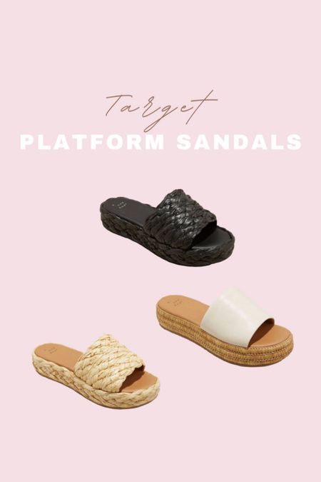 Target platform sandals




Target style. Affordable fashion. Budget style. Sandals. Summer fashion  

#LTKFindsUnder100 #LTKShoeCrush #LTKSeasonal