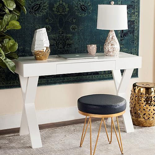 Safavieh Alessia Vanity Desk - White | HSN