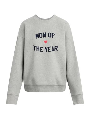 Favorite Daughter, The Mom Of The Year Sweatshirt, Heather Grey/Navy, Large | Amazon (US)
