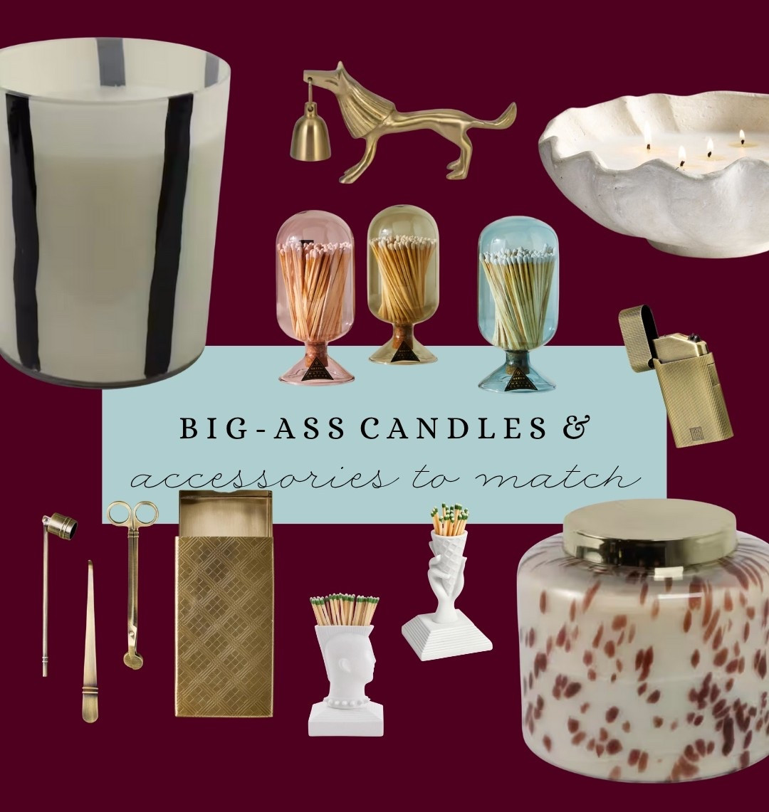 Big Wick Energy 🔥
Forget dainty tealights—this season is all about candles that double as a centerpiece and a heat source. Think over-105oz of pure, cozy vibes in vessels so pretty you’ll want to repurpose them long after the last flicker. Perfect for holiday hosting, gifting, or just making your living room smell like a designer boutique.

#LTKSeasonal #LTKHome #LTKautumn