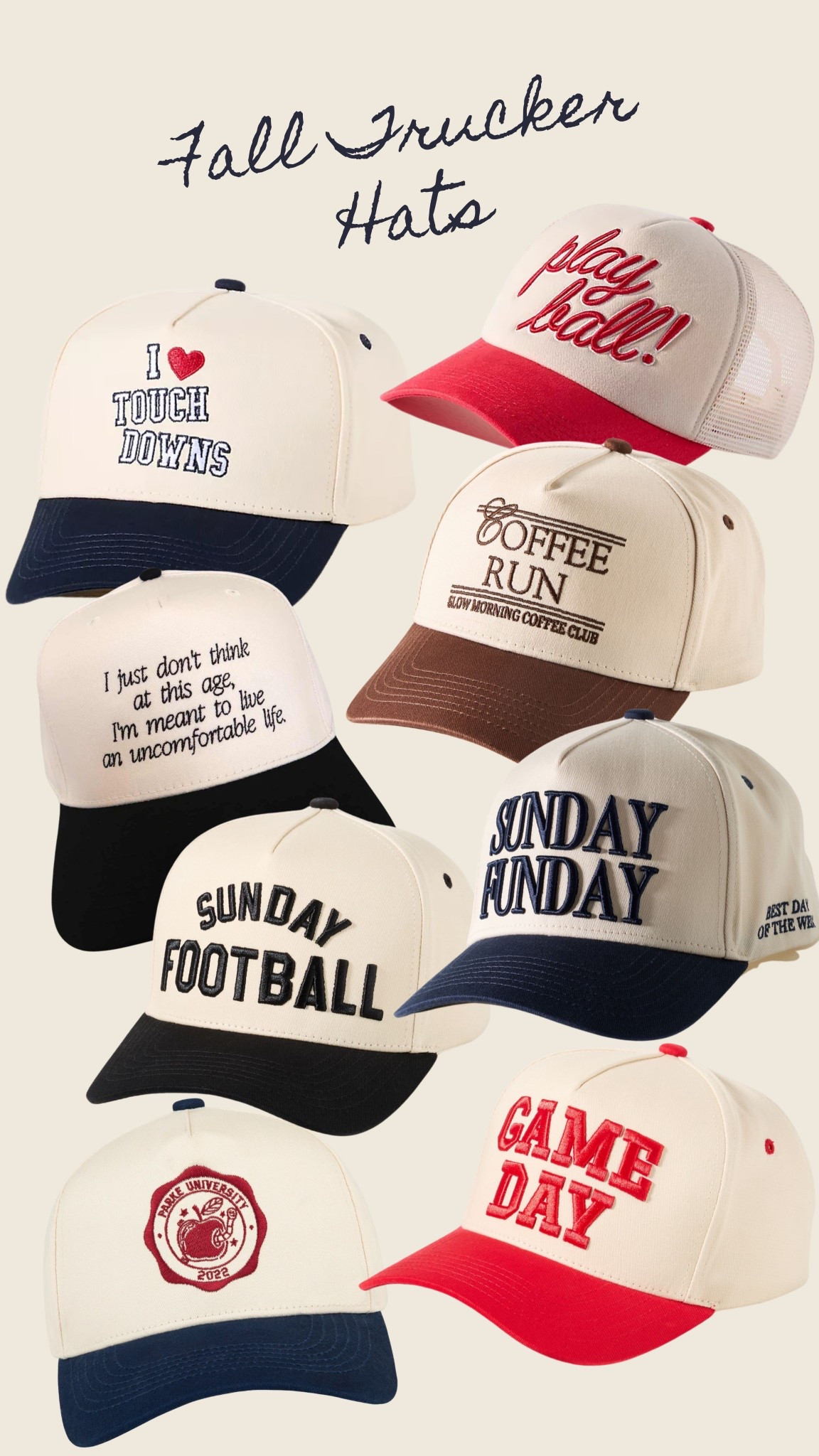 Love a good trucker hat! I need all of these🤭😍

#LTKActive #LTKFindsUnder50 #LTKSeasonal