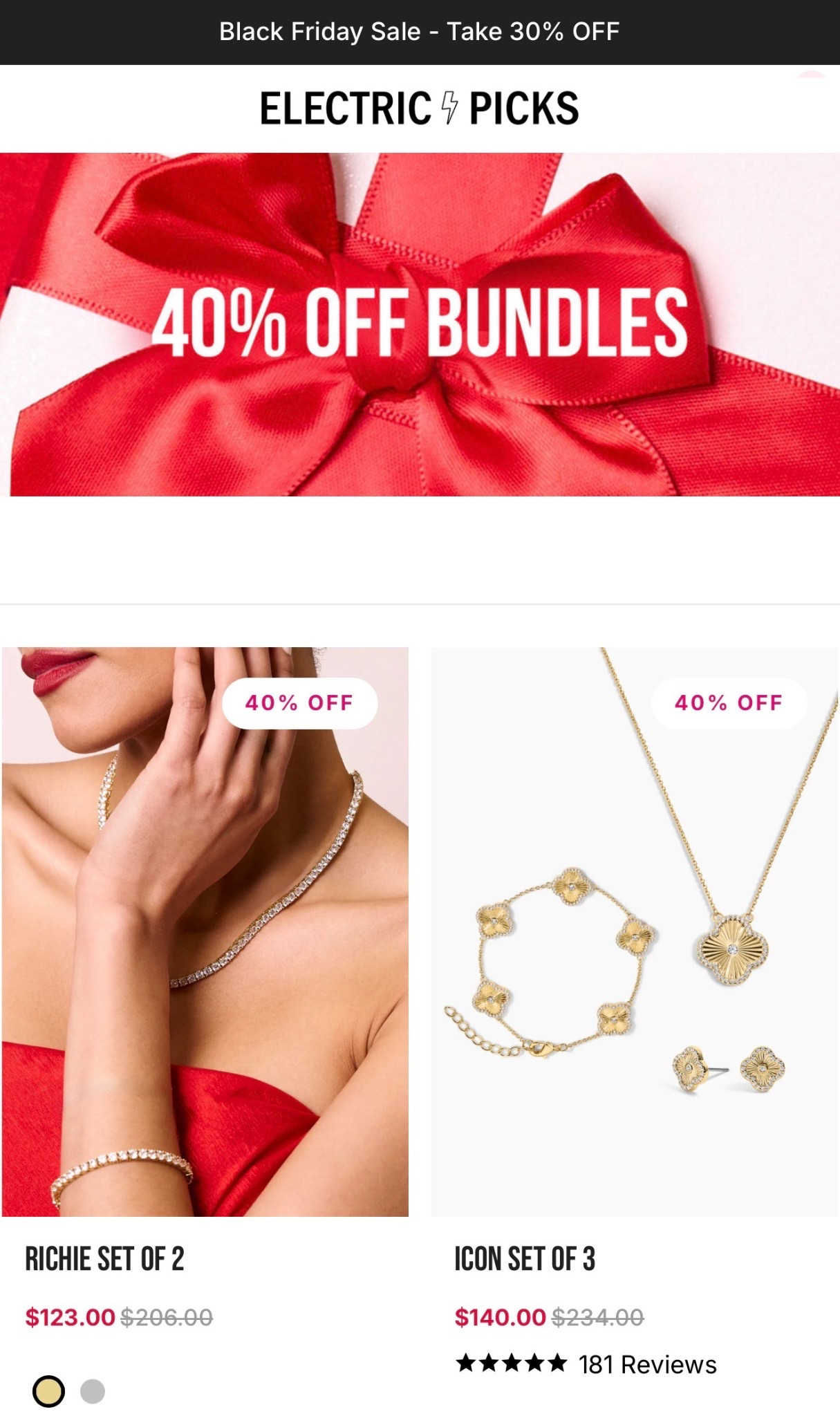 ⚡️Electric picks $aLe$⚡️

Trending // designer inspired jewelry // gold jewelry // silver jewelry // necklaces // bracelets // earrings // rings // accessories // Black Friday // cyber week sales // my life Christine vinci 

#LTKGiftGuide #LTKHoliday #LTKCyberWeek