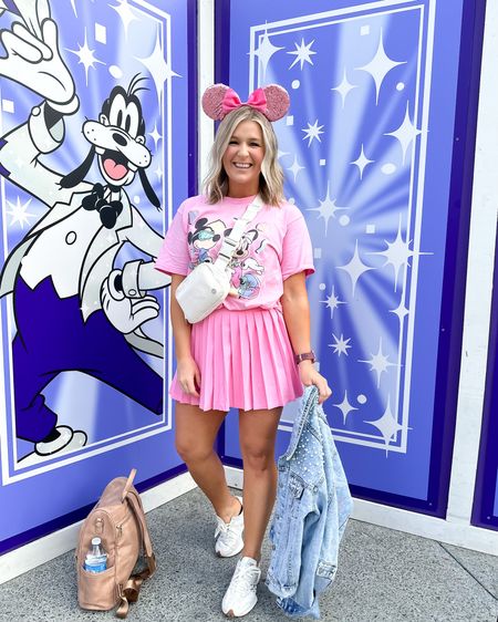 Disney outfit idea 💡 a skort is a must have. Wearing a kids 😂😱 

This Amazon backpack was perfect for Disney and it’s so durable. I grab for it all the time. I have the color 03-apricot #LTKunder50 

#LTKitbag #LTKSeasonal