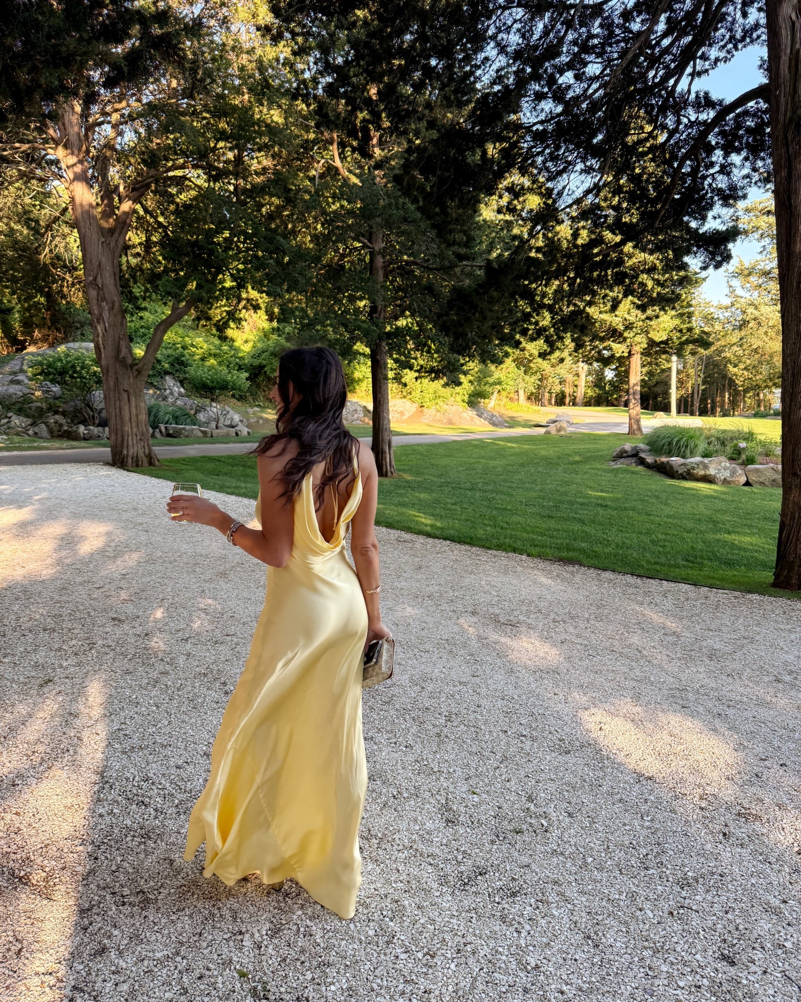Butter yellow wedding guest dress I wore for a Rhode Island wedding 

Yellow satin maxi dress, wedding guest outfit, spring wedding, yellow dress, garden party wedding, special event dress

#LTKWedding #LTKspring #LTKspringtrends