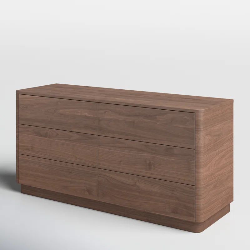 Mille 6 Drawer 60" W Double Dresser | Wayfair North America