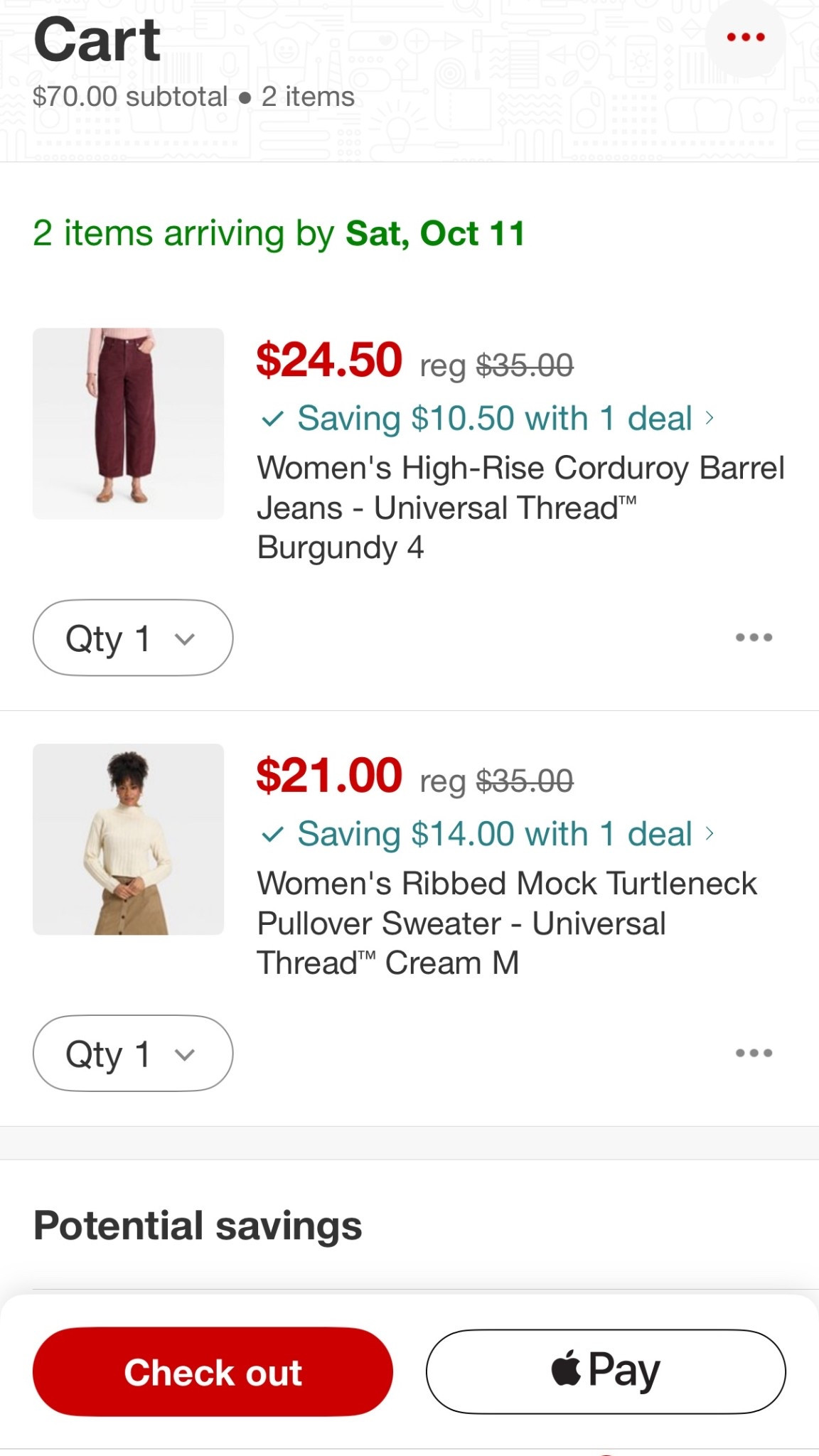 What’s in my target cart for target circle week. Sweaters on sale, pants on sale! Count me in!

#LTKOver40 #LTKSaleAlert #LTKFindsUnder50