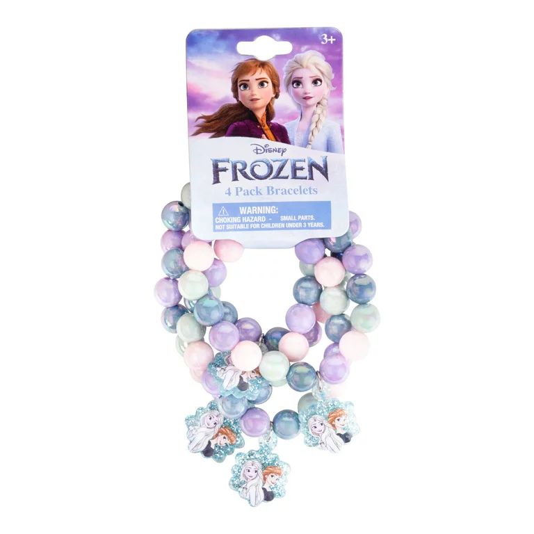 Disney Frozen Bracelets, 4 Pack - Walmart.com | Walmart (US)