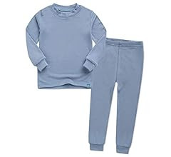 VAENAIT BABY 12M-12Y Toddler Kids Girls Boys Soft Comfy Modal Tencel Solid Raglan Sleepwear Pajam... | Amazon (US)