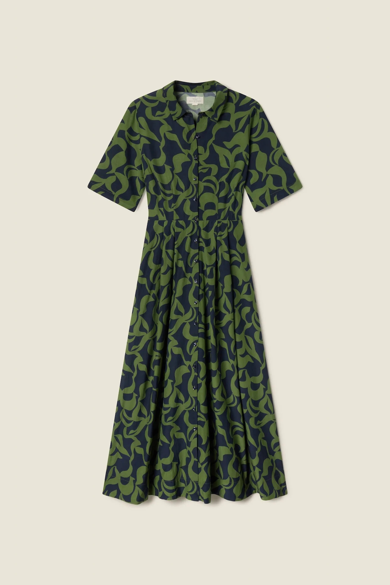 Aster Dress Muted Canopy | TROVATA