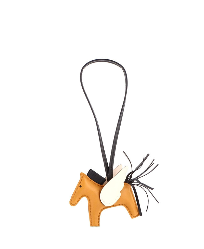 Pre-Owned HERMES Pm Pegase Rodeo Bag Charm Leather | Bloomingdale's (US)