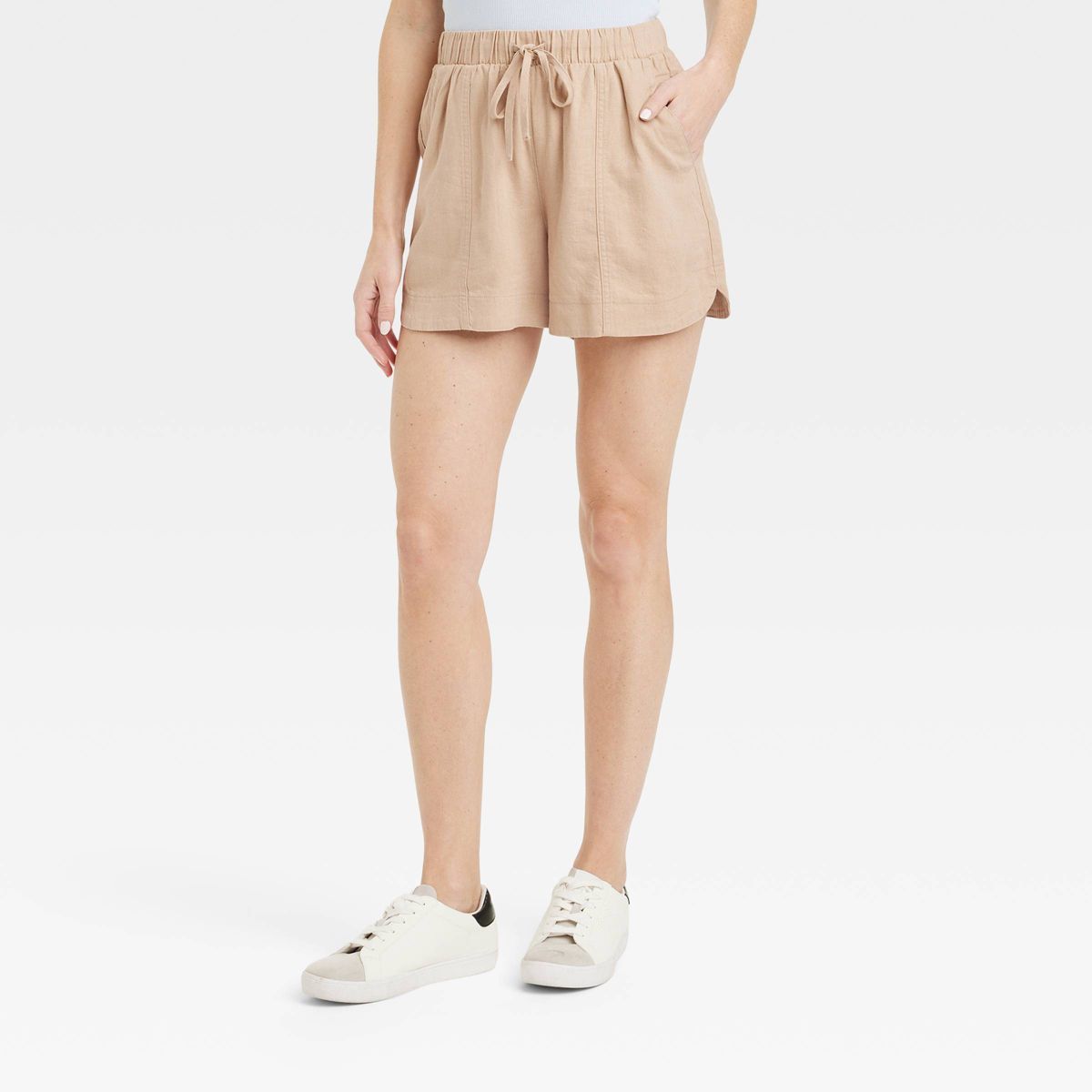 Women's High-Rise Linen Pull-On Shorts - Universal Thread™ | Target